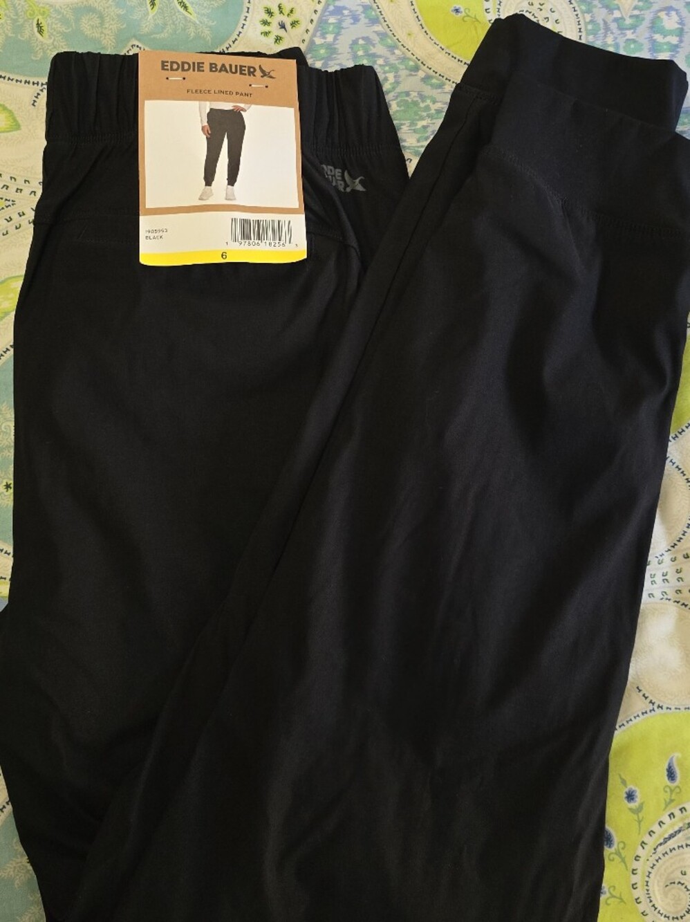 NWT Eddie Bauer Fleece Lined Pants size 6 Winter Fall
